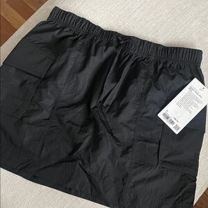 Lululemon Black Cargo Skirt